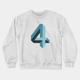 LUCKY NUMBER 4 Crewneck Sweatshirt